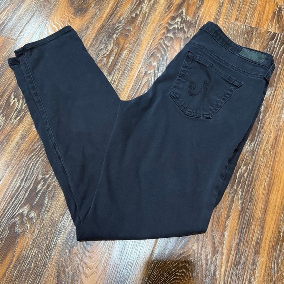 AG Women's Size 29R Black Skinny Jeans Cigarette Stilt Pants Adriano Goldschmidt - Picture 1 of 8